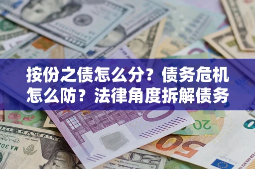 济南按份之债怎么分？债务危机怎么防？法律角度拆解债务分配与风险自保指南