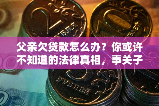 济南父亲欠贷款怎么办？你或许不知道的法律真相，事关子女未来