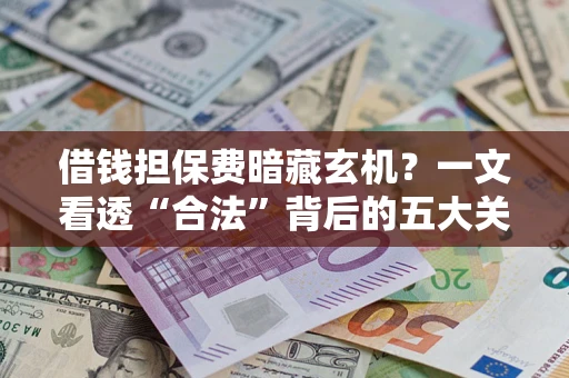 济南借钱担保费暗藏玄机？一文看透“合法”背后的五大关键陷阱