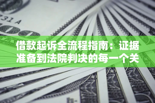 济南借款起诉全流程指南：证据准备到法院判决的每一个关键步骤