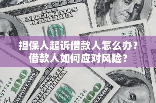 济南担保人起诉借款人怎么办？借款人如何应对风险？