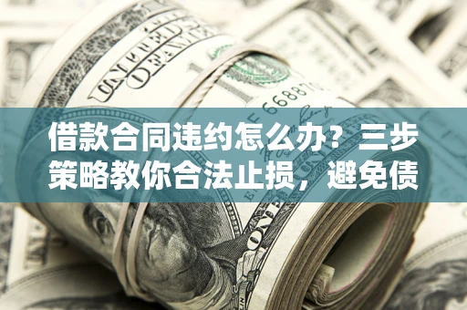济南借款合同违约怎么办？三步策略教你合法止损，避免债务危机升级